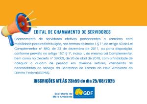 EDITAL DE CHAMAMENTO