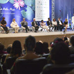 O governador Rollemberg e o líder espiritual Sri Prem Baba participaram da abertuda do 2º Seminário Internacional Água e Transdisciplinaridade, no Museu Nacional da República.