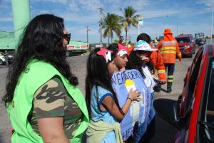 Brazlândia e Lago Oeste recebem blitzes educativas de prevenção aos incêndios florestais no DF